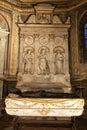 Tomb of the cardinals Cristoforo and Domenico della Rovere 1479. Santa Maria del Popolo Church Royalty Free Stock Photo