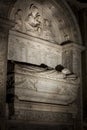 Tomb of the cardinals Cristoforo and Domenico della Rovere 1479. Santa Maria del Popolo Church Royalty Free Stock Photo