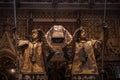 Tomb of Christopher Columbus at Seville Cathedral Interior - Seville, Andalusia, Spain Royalty Free Stock Photo