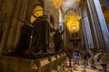 Tomb of christopher Columbus, Seville cathedral, Seville, spain