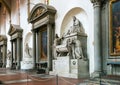 Tomb of Dante in the Basilica of Santa Croce in Fl