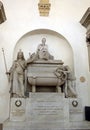 Tomb of Dante, Basilica of Santa Croce, Florence, Italy Royalty Free Stock Photo