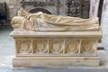 Tomb Earls of Lothian at Jedburgh Abbey in Scottish borders