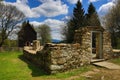 The tomb of the family Abel, the forested, hilly landscape near Lake Laka, PrÃÂ¡ÃÂ¡ily, ÃÂ umava, Czech Republic