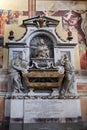 Tomb of Galileo Galilei in Santa Croce basilica, Florence Royalty Free Stock Photo