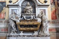 Tomb of Galileo Galilei in Santa Croce basilica, Florence Royalty Free Stock Photo