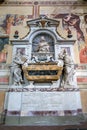 Tomb of Galileo Galilei in Santa Croce Church in Florence on October 19, 2019 Royalty Free Stock Photo