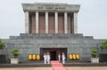 Tomb of Ho Chi Mihn in Hanoi Vietnam