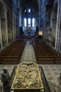 Tomb of Holy Emperor St. Henry II and Empress St. Cunigunde in Cathedral in Bamberg, Franconia, Germany. November 2014