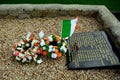 Tomb of the 1981 hunger strikers in Milltown Cemetery, Belfast,