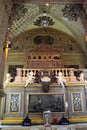 The tomb of the incorrupted body of Francis Xavier at The Basilica of Bom Jesus of Old Goa (Goa Velha)