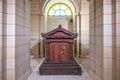 The Tomb of Jean-Jacques Rousseau in the crypt of Pantheon