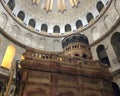 Tomb of Jesus Christ in Church of the Holy Sepulchre in the Old City of Jerusalem, Israel Royalty Free Stock Photo