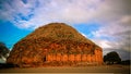 Tomb of Juba II and Cleopatra Selene II at Tipasa ruin, Algeria Royalty Free Stock Photo