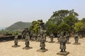 Tomb of Khai dinh,guardian statues,Vietnam