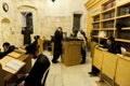 The prayers of Judaism,the tomb of the king of David,Jerusalem, Israel Royalty Free Stock Photo