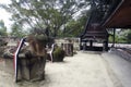 Tomb of King Sidabutar, Tomok, Samosir Island, Lake Toba, Sumatra Island, Indonesia Royalty Free Stock Photo