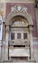Tomb of Leonardo Bruni, Basilica di Santa Croce in Florence Royalty Free Stock Photo