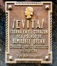 The tomb of Maria Eva Duarte de Peron