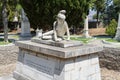 tomb of Markos Botsaris in the Garden of Heroes, Mesolongi, Greece, Europe Royalty Free Stock Photo