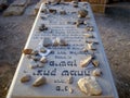 Tomb in Mount of Olives Jewish Cemetery, Jerusalem