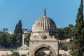 Tomb of Mujir al-Din at the Kidron Valley or King`s Valley between the Temple Mount and Mount of Olives in Jerusalem, Israel Royalty Free Stock Photo