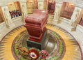 The tomb of Napoleon Bonaparte.The St. Louis Cathedral Invalides. Paris, France