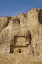 Tomb of Persian Kings Darius I at Naqsh-e Rustam in Shiraz, Ira Royalty Free Stock Photo