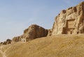 Tomb of Persian Kings Darius II at Naqsh-e Rustam in northern Sh Royalty Free Stock Photo