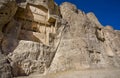 Tomb of Persian ruler Darius the Great, located next to other Achaemenian kings Royalty Free Stock Photo