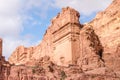 Tomb 808 at Petra, Jordan. Petra is one of the New Seven Wonders of the World Royalty Free Stock Photo