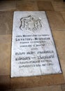 Tomb of Prince Mikheil Bagration-Moukhransky, member of the Royal House of Georgia, in the Svetitskhovely Cathedral