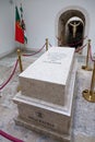 Tomb with the remains of a fallen unknown soldier in the Memorial Chapel Royalty Free Stock Photo