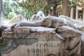 Tomb of the Ribaudo family, monumental cemetery of Genoa, Italy.