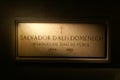 Tomb of Salvador Dali at the museum in Figueres