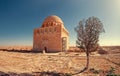 The Tomb of Ahmad Sanjar ,UNESCO World Heritage object in Central Asia, on historical Silk Road, near Mary, Turkmenistan Royalty Free Stock Photo