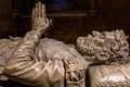 Camoens tomb in the Jeronimos Monastery, Belem, Lisbon Royalty Free Stock Photo