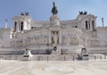 The tomb of the unknown soldier with eternal flame at Piazza Venezia Royalty Free Stock Photo