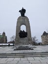 Tomb of the unknown soldier in Ottawa, Canada Royalty Free Stock Photo