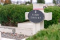 Tomb of the Unknown Soldier in Polish military cemetery Cmentarz Orlat in Lychakiv Cemetery in western ukrainian city Lviv