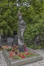 Tomb of Vladimir Vysotsky in Vagankovskoye cemetery