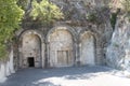 Tombs Caves in Beit Shearim, northern Israel Royalty Free Stock Photo