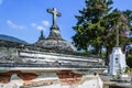 Tombs in cemetery, Antigua, Guatemala