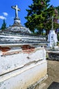 Tombs in cemetery, Antigua, Guatemala