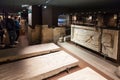 Tombs in crypt of Duomo Cathedral in Florence