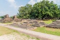 Tombs at the grounds of Choto Shona Mosque Small Golden Mosque in Banglade