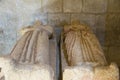 Tombs in the Interior of the Monastery of the XII century Gradefes - Tumbas en el Interior del Monasterio de Gradefes del