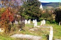 Tombs in Jibert, village near Rupea(Reps), Brasov County.s