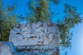 Tombs in Kerameikos, the cemetery of ancient Athens in Greece