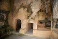 Tombs of the kings -Burial niches. Royalty Free Stock Photo